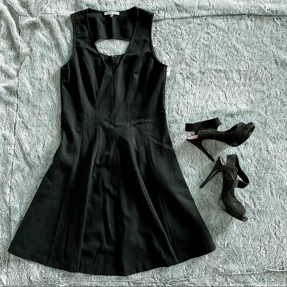 Rebecca Minkoff Black Sleveless Keyhole Back Dress